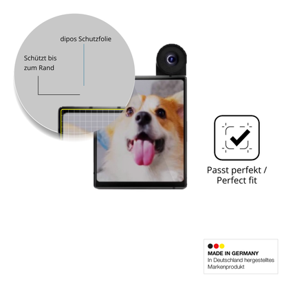 Schutzfolie mit optimaler Passform, zur Verwendung mit Hüllen geeignet