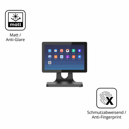 2x Schutzfolie matt für IMIN D2 10.1 Zoll Display-Schutzfolie