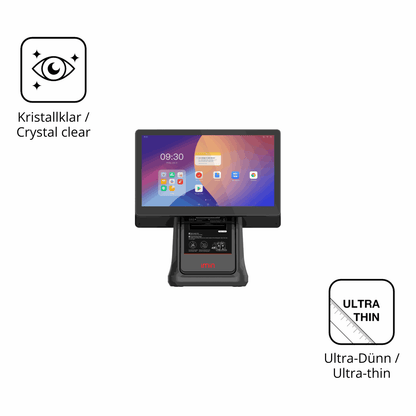2x Schutzfolie klar für IMIN D3 15.6 Zoll Display-Schutzfolie