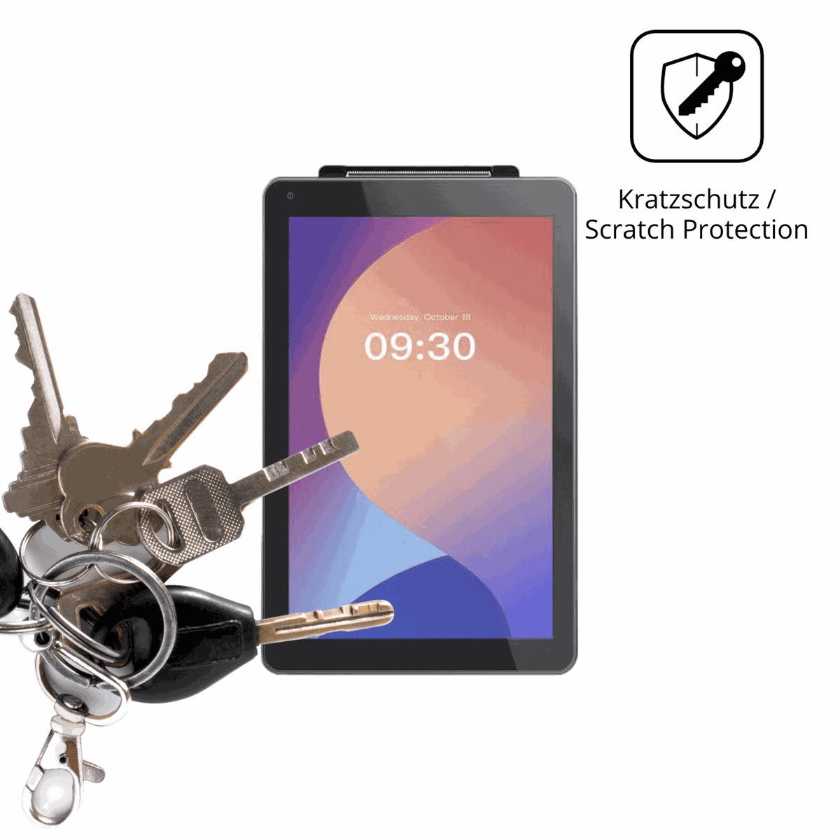 2x Schutzfolie matt für IMIN M2 MAX 8 Zoll Display-Schutzfolie