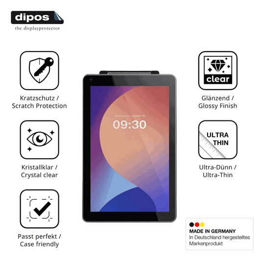 Displayschutz hergestellt in Deutschland, höchste Qualität made in Germany