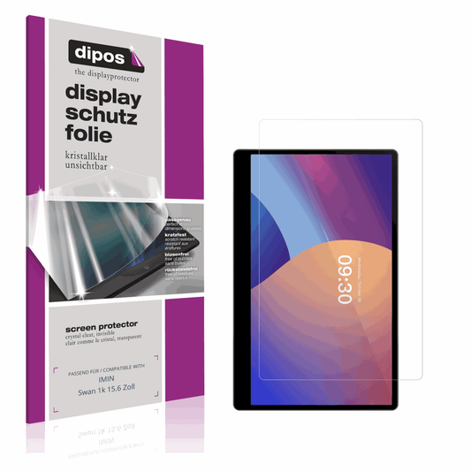2x Schutzfolie klar für IMIN Swan 1k 15.6 Zoll Display-Schutzfolie