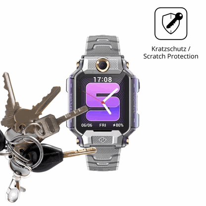 Schutz gegen Kratzer auf dem imoo Watch X10 Glas durch Schlüssel oder Ähnliches