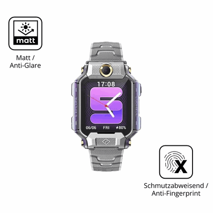 Dünne und entspiegelnde Folie passend zugeschnitten für imoo Watch X10