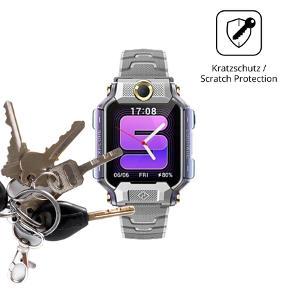 Schutz gegen Kratzer auf dem imoo Watch X10 Glas durch Schlüssel oder Ähnliches
