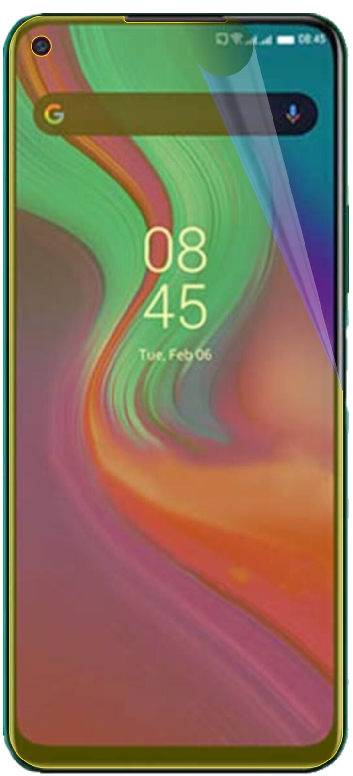 dipos Displayschutz für Infinix Note 7, transparente Oberfläche, geringe Dicke und perfekte Passform