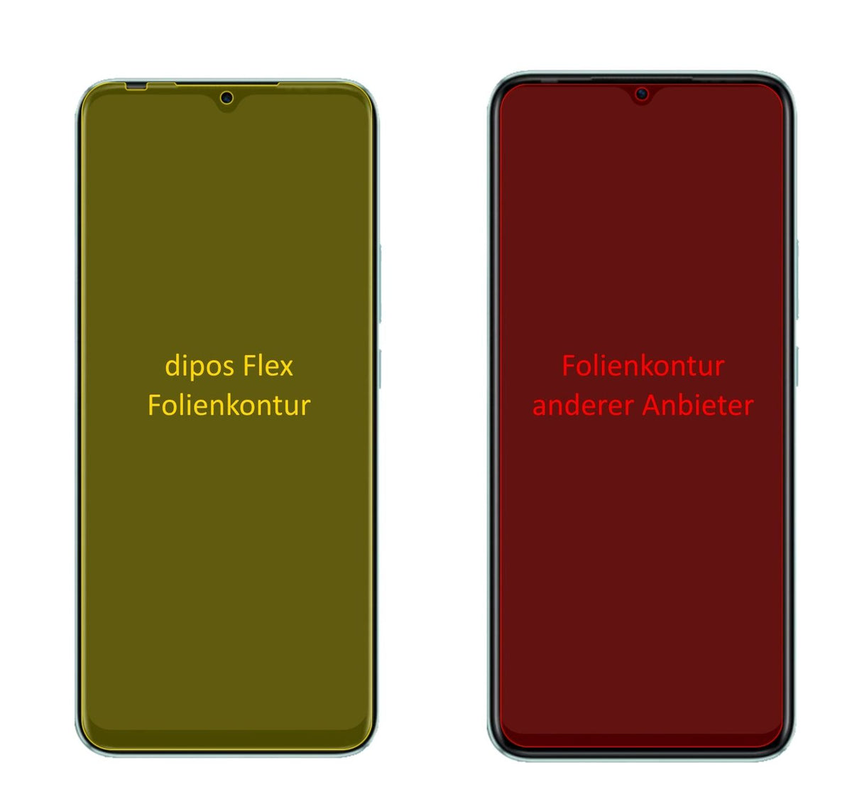3x 3D Full Cover Schutzfolie für Infinix Hot 10 Play