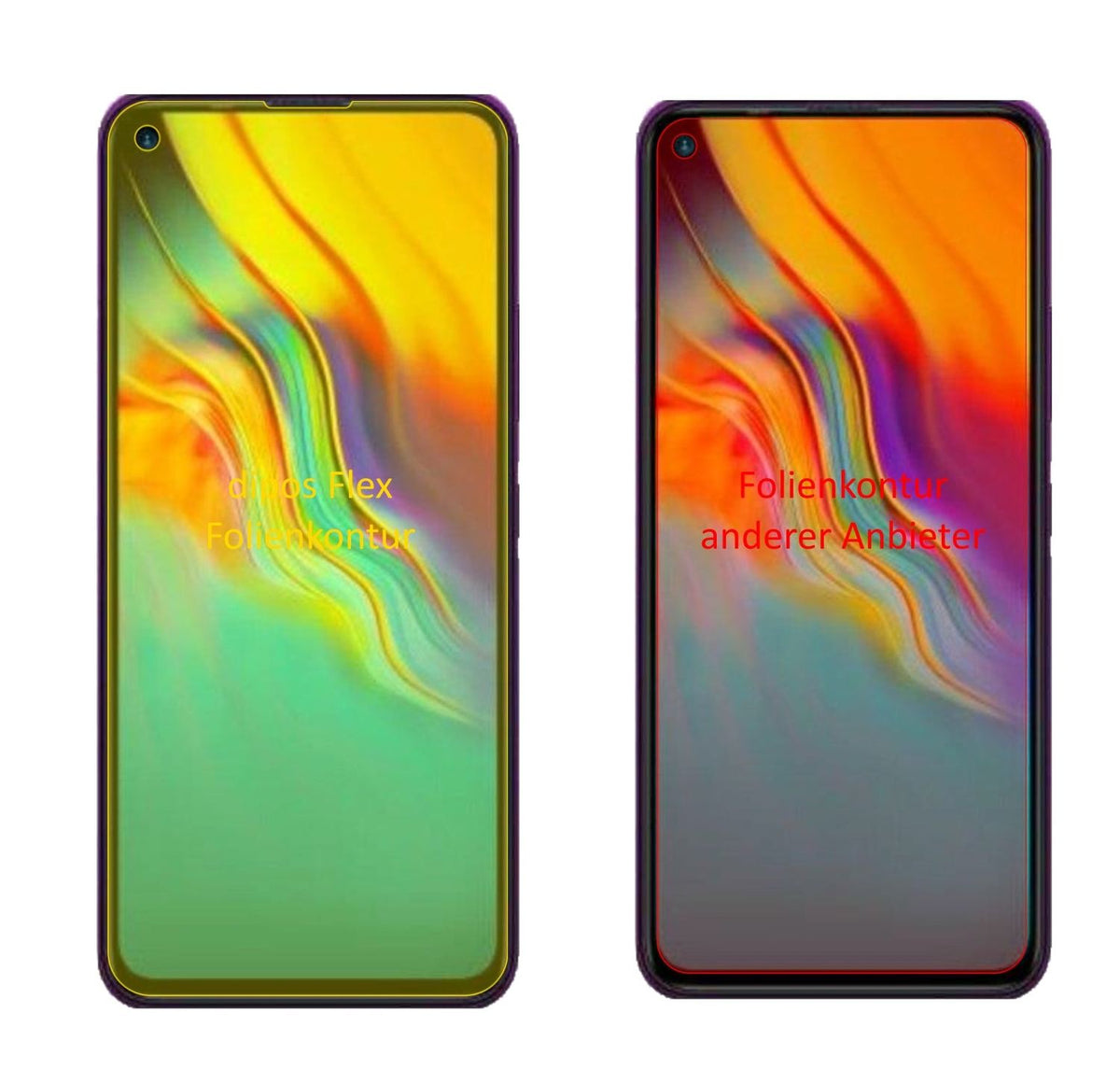 3x 3D Full Cover Schutzfolie für Infinix Hot 9 Pro