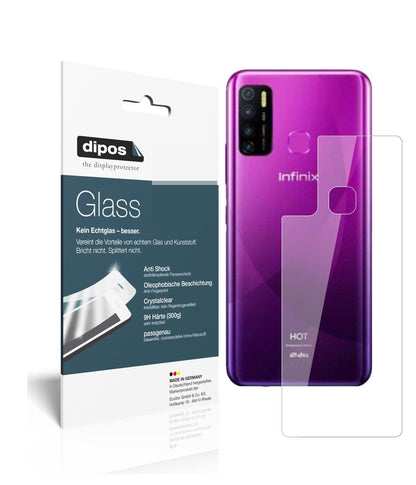 Perfekte Passform und ultimative Qualität: Unser 9H Panzerglas bietet Schutz für Infinix-Hot 9 Rückseite