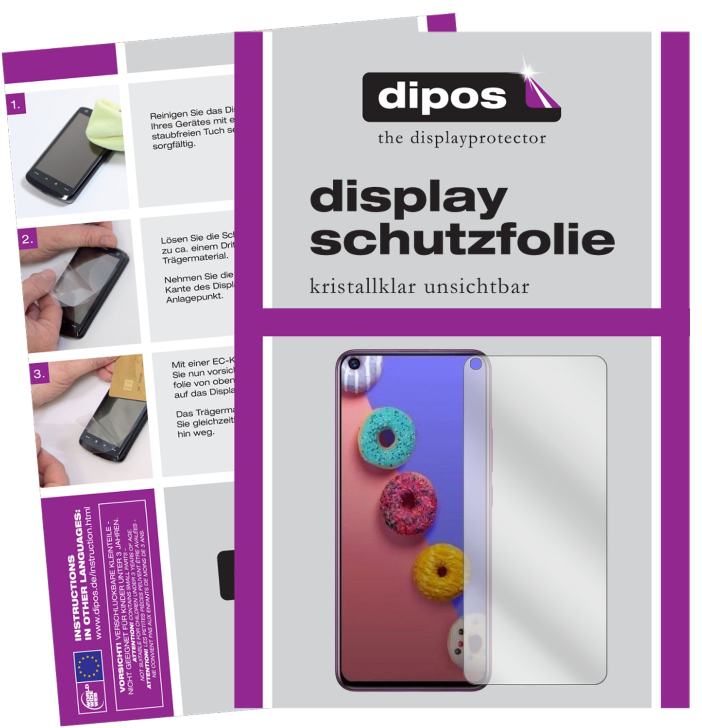 5x Schutzfolie klar für Infinix S5 Lite Display-Schutzfolie