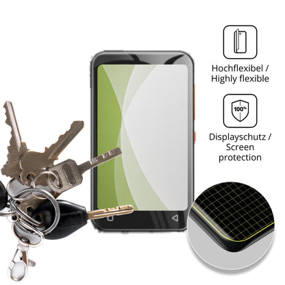 dipos Displayschutz für innioasis G3, transparente Oberfläche, perfekte Passform auch für die Rundungen