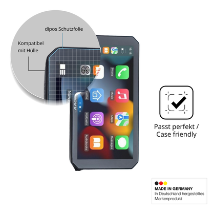Schutzfolie mit optimaler Passform, zur Verwendung mit Hüllen geeignet