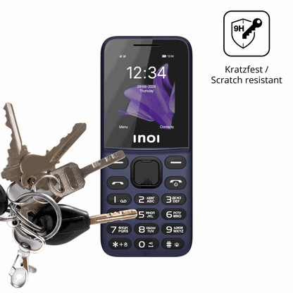 dipos Displayschutz für INOI 101 Classic, mattierte Oberfläche, robuste Festigkeit und perfekte Passform