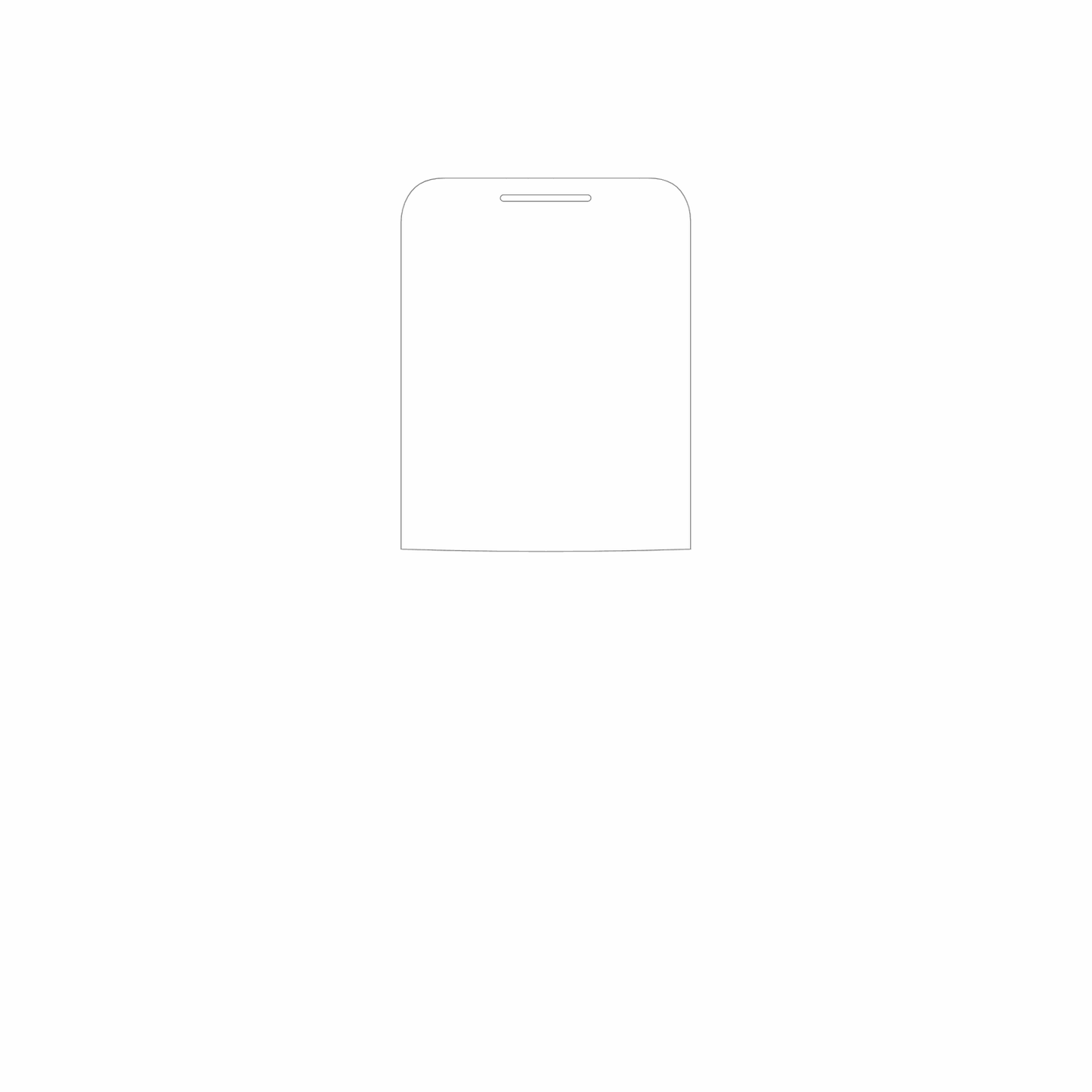 dipos Displayschutz für INOI 101 Classic, mattierte Oberfläche, geringe Dicke und perfekte Passform