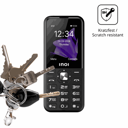 dipos Displayschutz für INOI 340 PowerHub 4G, transparente Oberfläche, perfekte Passform auch für die Rundungen