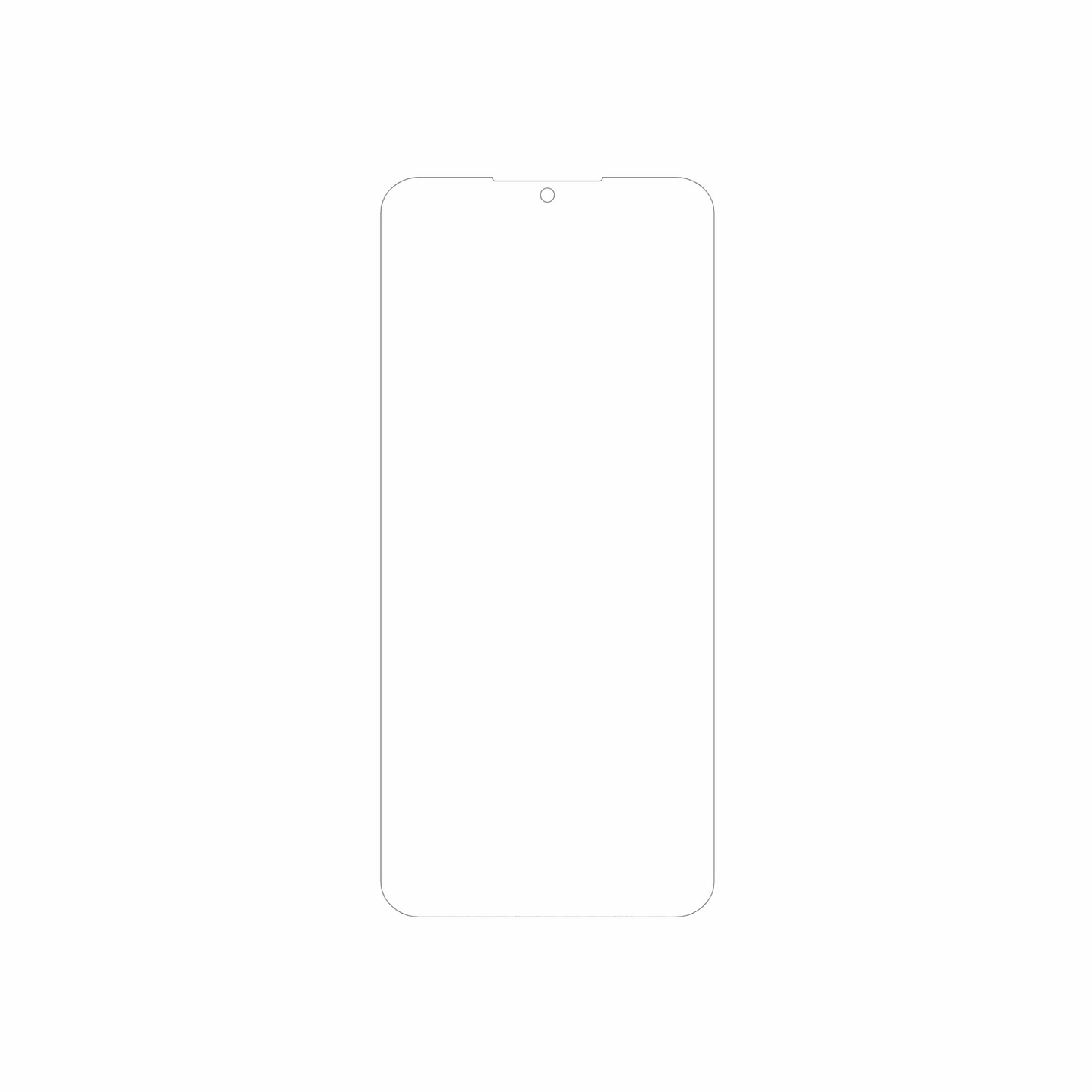 dipos Displayschutz für Inoi A63 A151, mattierte Oberfläche, geringe Dicke und perfekte Passform