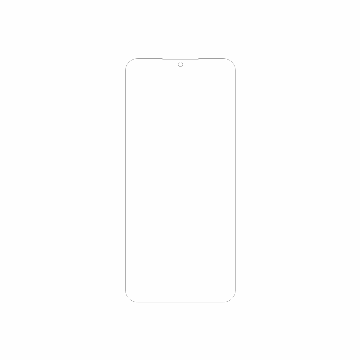 dipos Displayschutz für Inoi A63 A151, mattierte Oberfläche, geringe Dicke und perfekte Passform