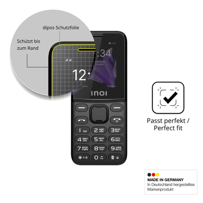 Schutz gegen Kratzer auf dem INOI 140 Classic Lite 4G Glas durch Schlüssel oder Ähnliches