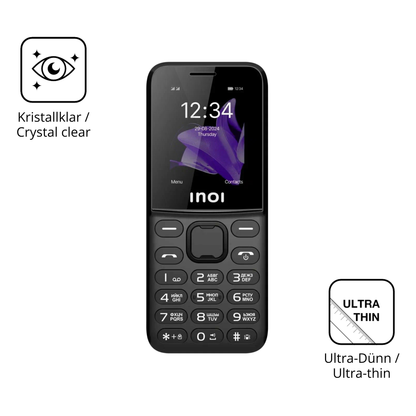 Dünne und klare Folie passend zugeschnitten für INOI 240 Modern 4G
