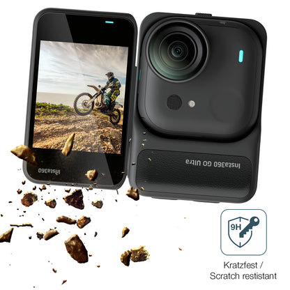 dipos Displayschutz für Insta360 Go Ultra, transparente Oberfläche, perfekte Passform auch für die Rundungen