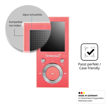 Schutzfolie mit optimaler Passform, zur Verwendung mit Hüllen geeignet