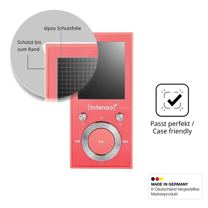 Schutzglasfolie mit optimaler Passform, zur Verwendung mit Hüllen geeignet