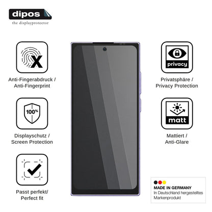 Blickschutzfolie für invens Ultra S25 matt Schutzfolie Privacy
