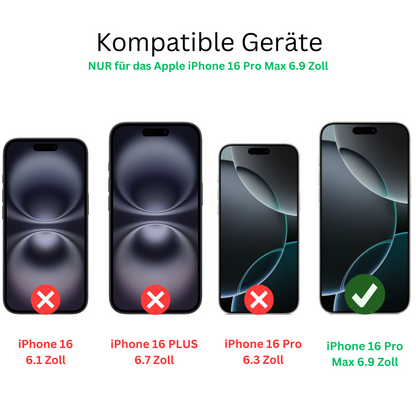 Displayschutzfolie passend für Apple iPhone 16 Pro Max
