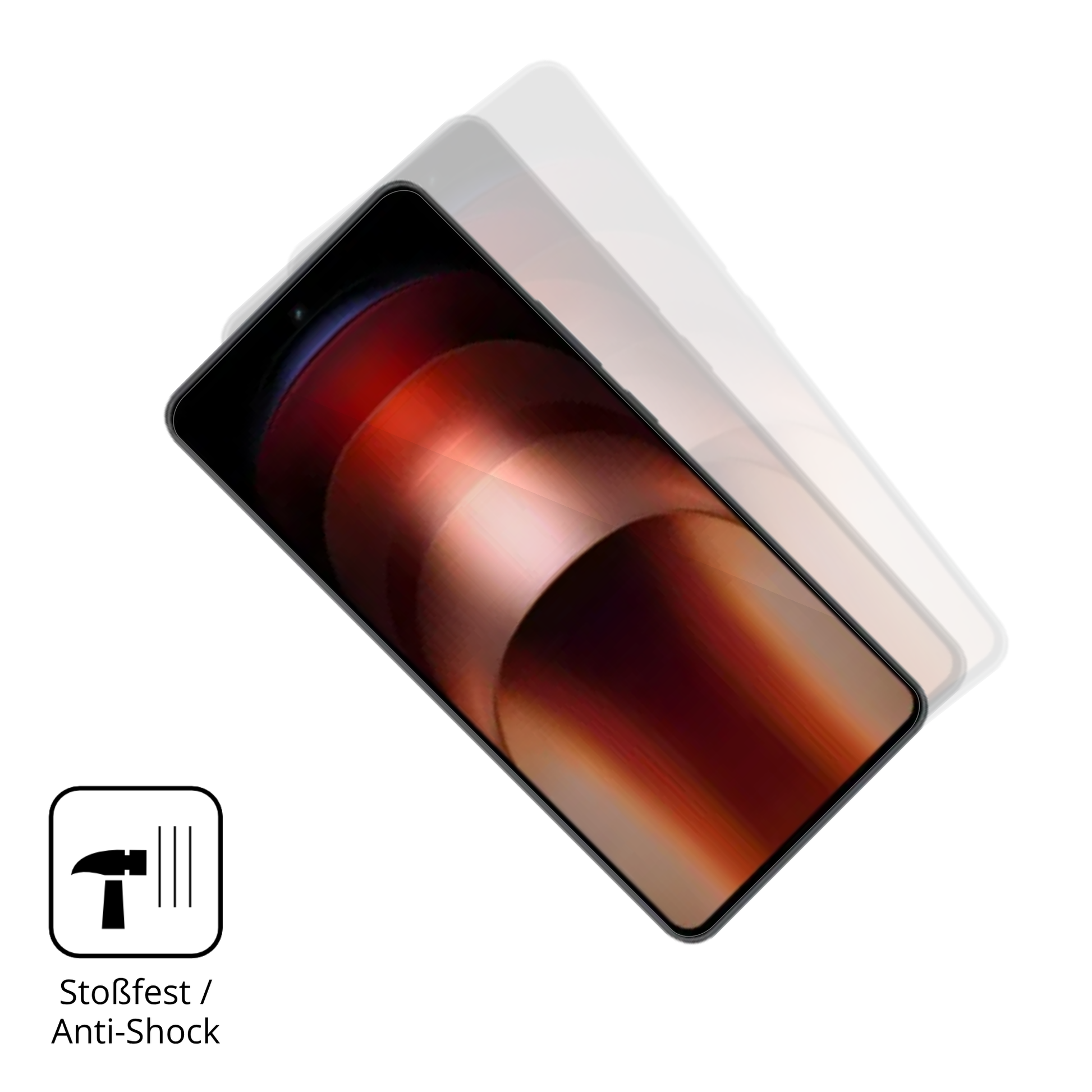 Schutz gegen Kratzer auf dem iqooneo 11 Glas durch Schlüssel oder Ähnliches