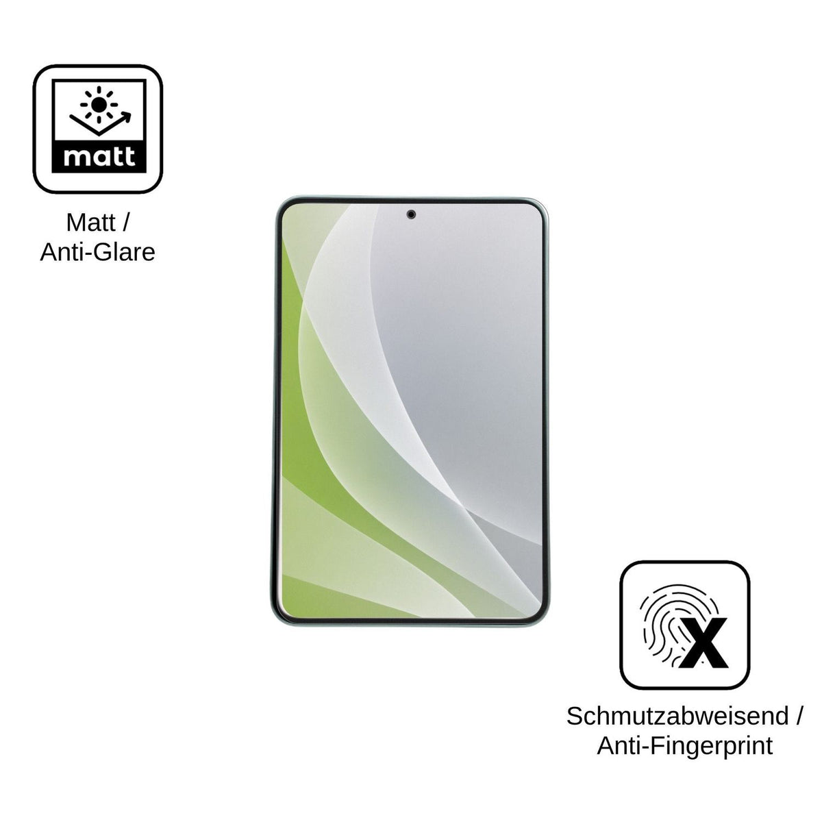 2x Schutzfolie matt für iQOO Pad Ultra Display-Schutzfolie