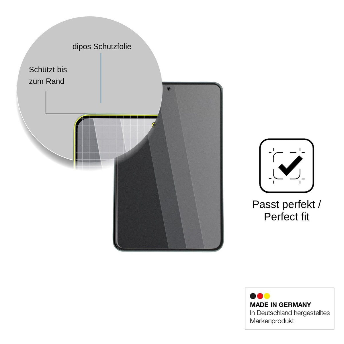 Blickschutzfolie für iQOO Pad Ultra matt Schutzfolie Privacy