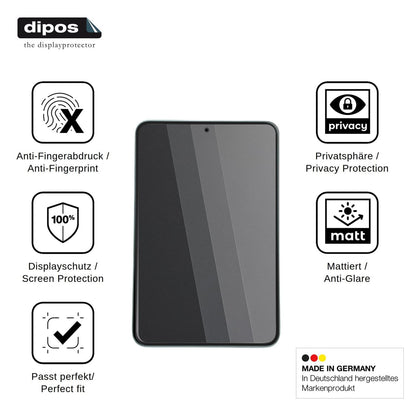 Blickschutzfolie für iQOO Pad Ultra matt Schutzfolie Privacy