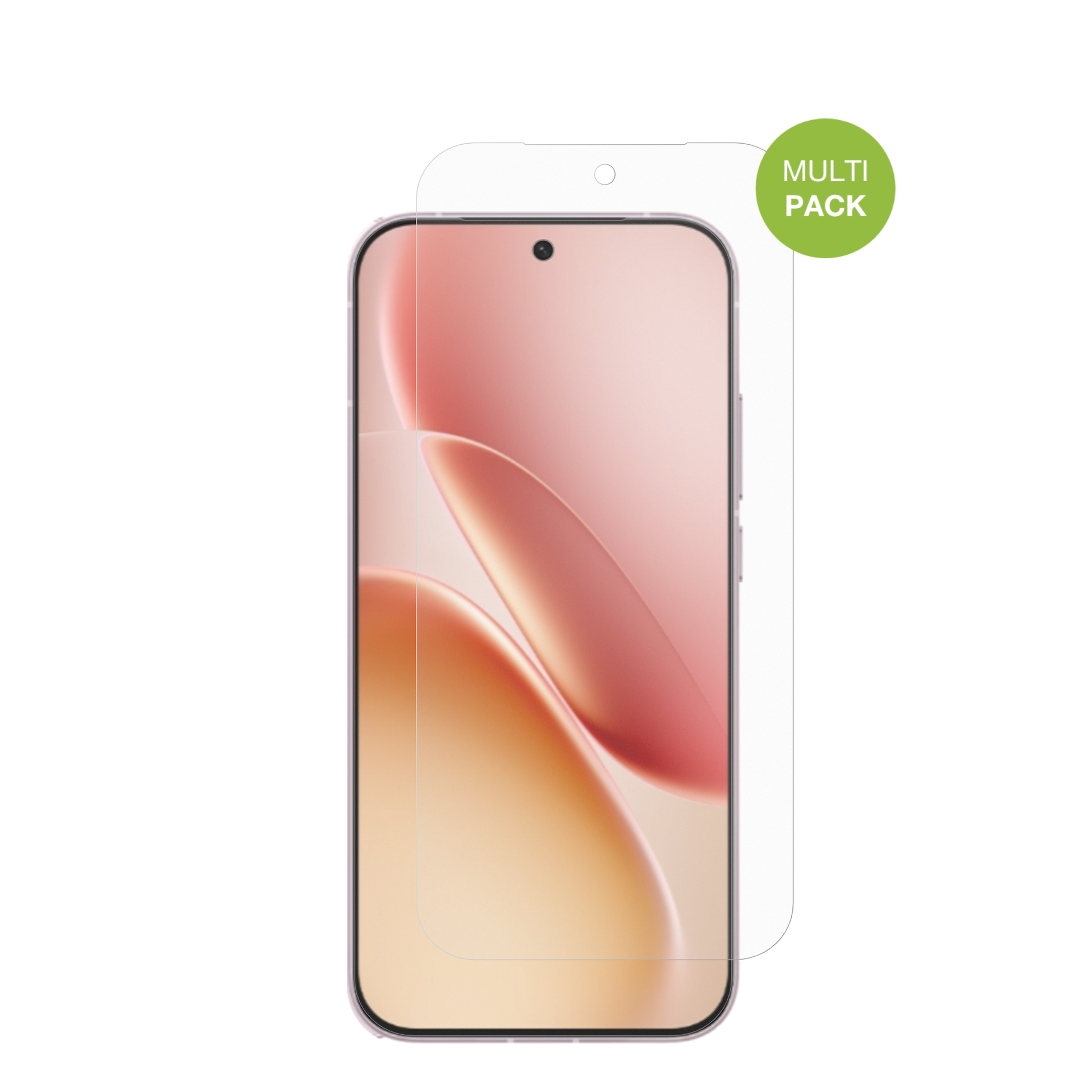 iQOOZ11 Turbo mit aufgebrachter dipos Displayschutzfolie, die lästige Fingerabdrücke minimiert