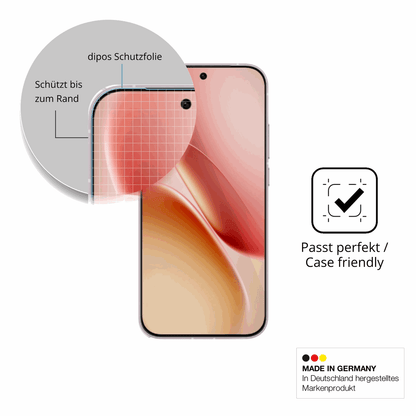 Besonders flexibler Displayschutz mit Anti-Shock-Schicht im Materialmix