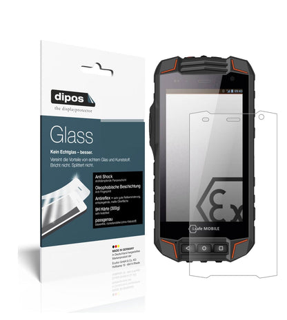 Matte Displayschutzfolie von dipos passend für i.safe MOBILE IS520.1, 9H kratzfest und blasenfrei montiert