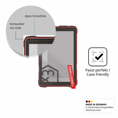 2x Schutzfolie matt für i.safe MOBILE IS940.1 Display-Schutzfolie