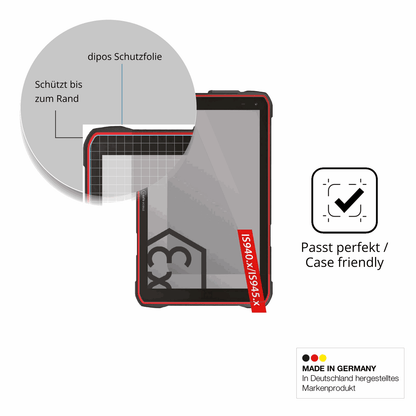 2x 9H Schutzfolie für i.safe MOBILE IS940.1 Panzerfolie
