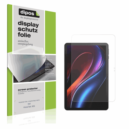 2x Schutzfolie matt für Itel VistaTab 30S Display-Schutzfolie