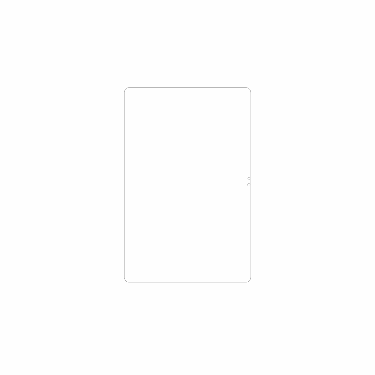 dipos Displayschutz für Itel VistaTab GO, mattierte Oberfläche, geringe Dicke und perfekte Passform