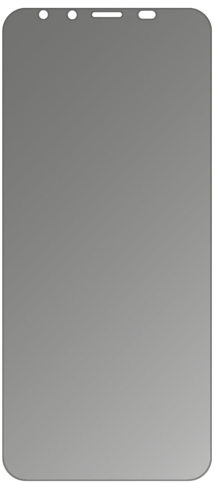 dipos Displayschutz für iVooMi i2, mattierte Oberfläche, Blickschutzfilter und perfekter Passform