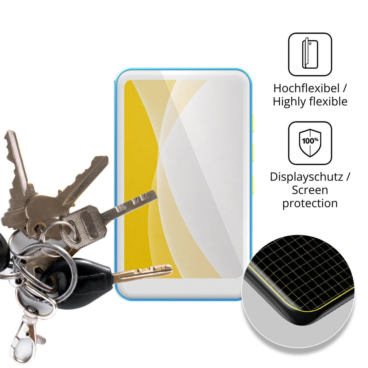 dipos Displayschutz für joliker M4S V2.0, transparente Oberfläche, geringe Dicke und perfekte Passform