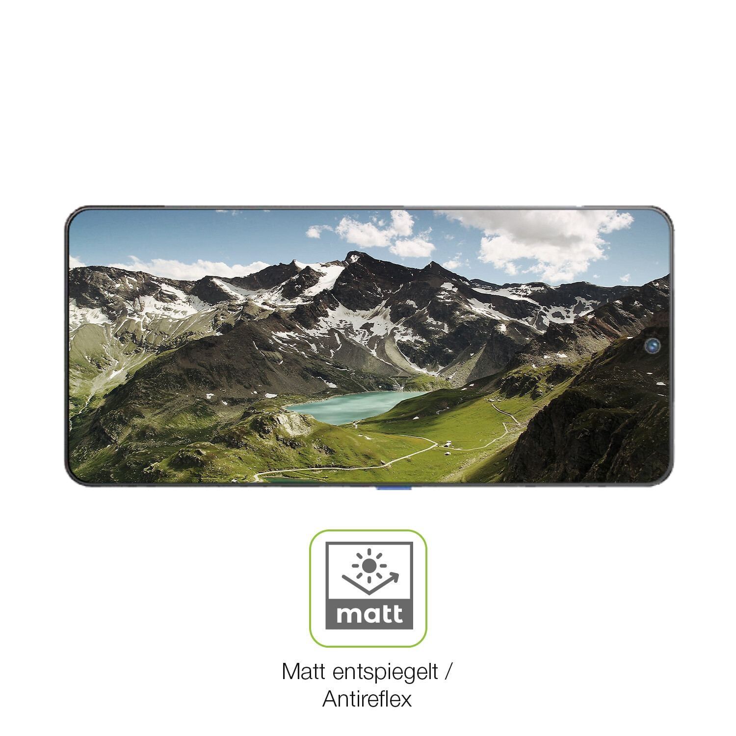2x Full Cover Schutzfolie matt für Vivo IQOO9 (5)