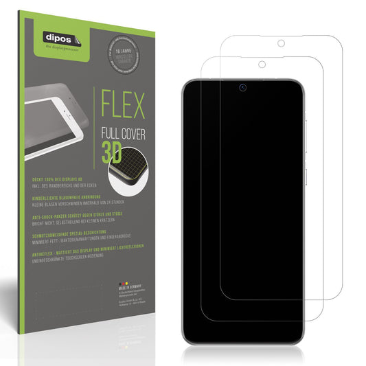 2x Full Cover Schutzfolie matt für Huawei P50E (1)