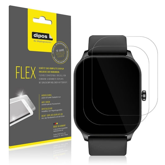 2x 3D Full Cover Schutzfolie für Amazfit Pop 3s (1)
