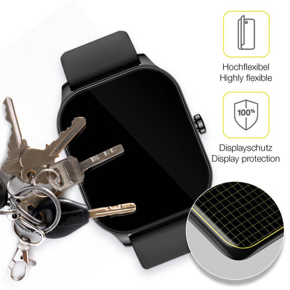2x 3D Full Cover Schutzfolie für Amazfit Pop 3s (3)