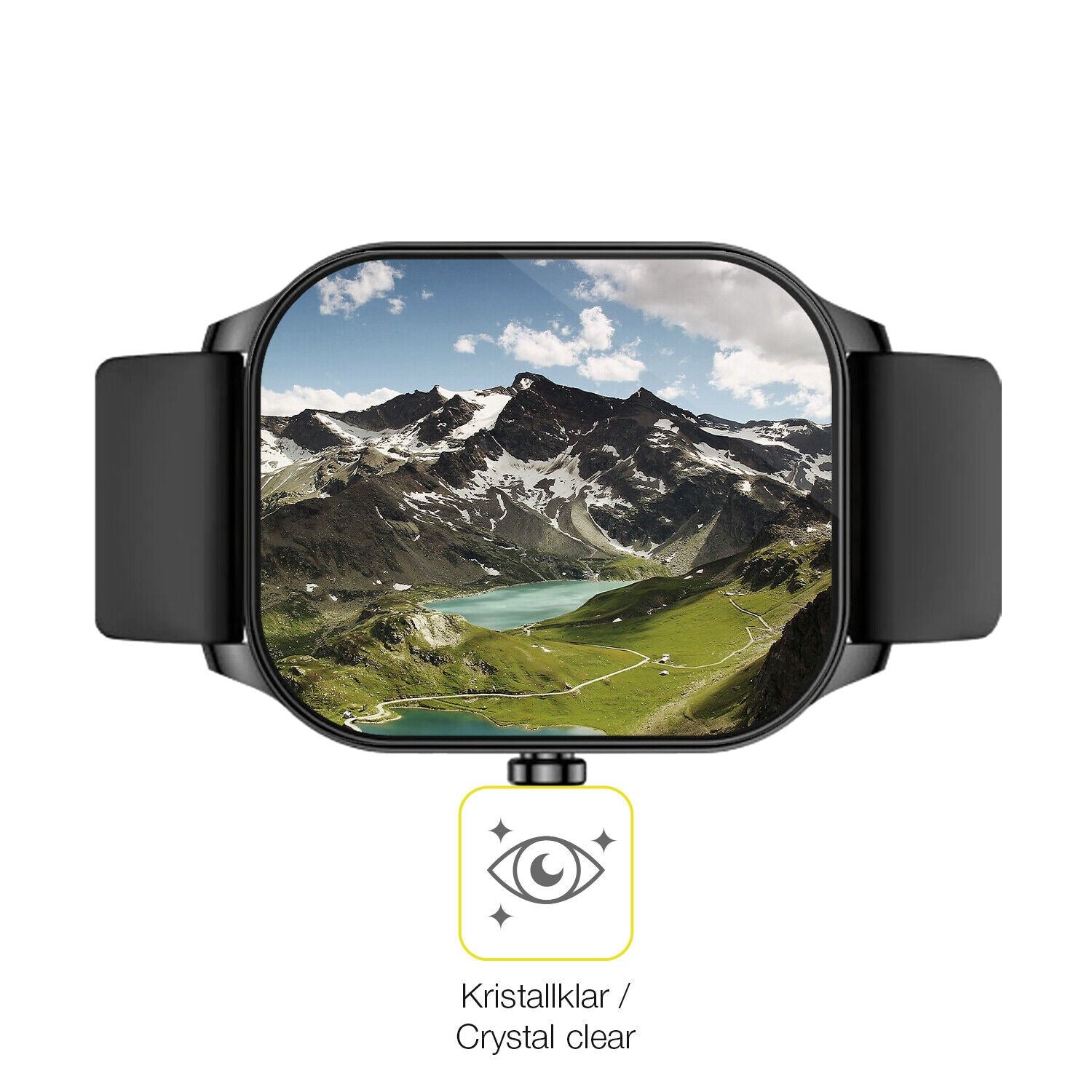 2x 3D Full Cover Schutzfolie für Amazfit Pop 3s (5)