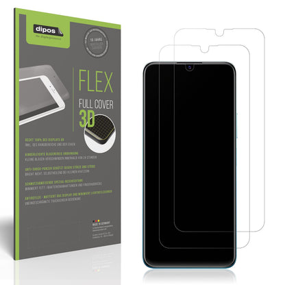 2x Full Cover Schutzfolie matt für Vivo Y15c (1)