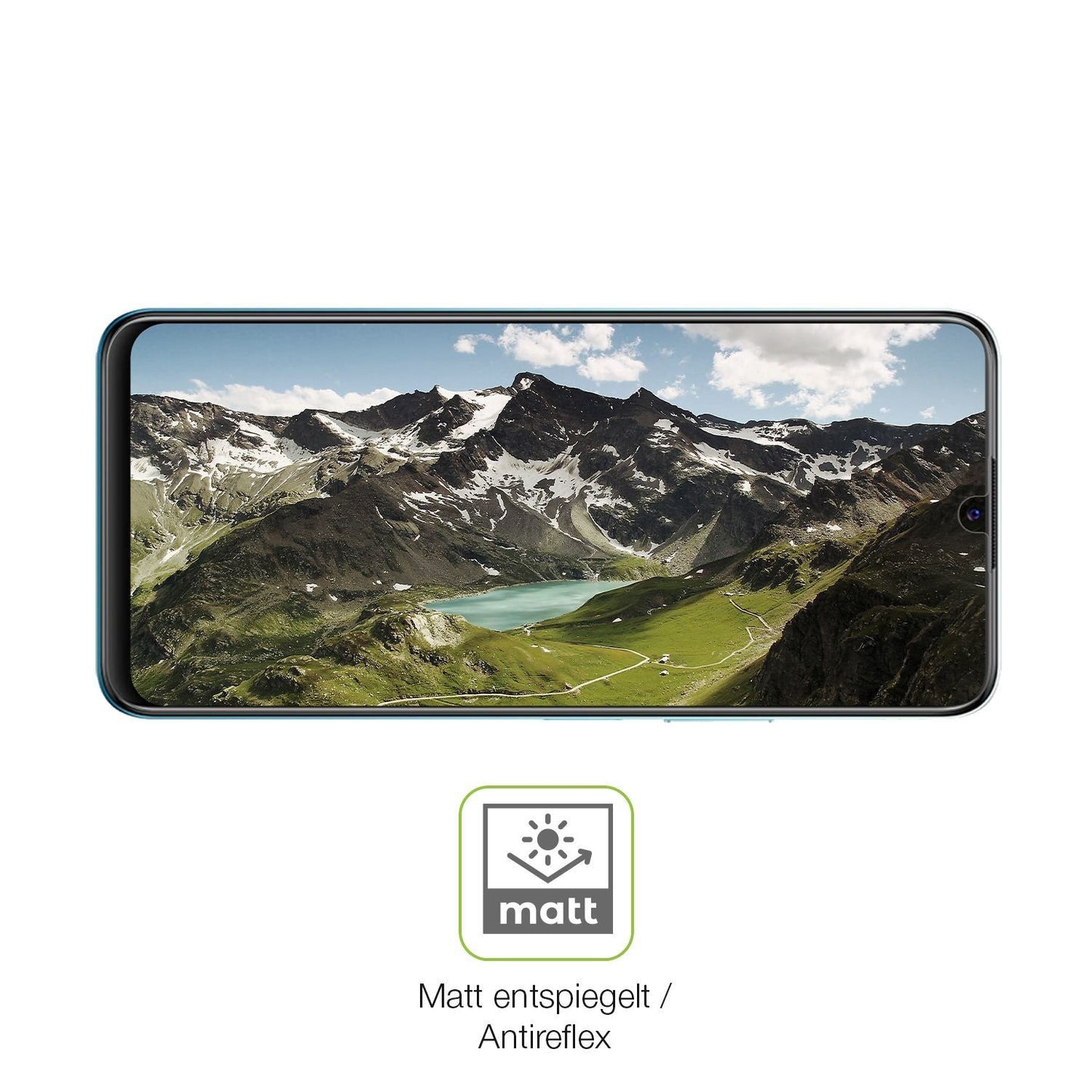 2x Full Cover Schutzfolie matt für Vivo Y15c (5)