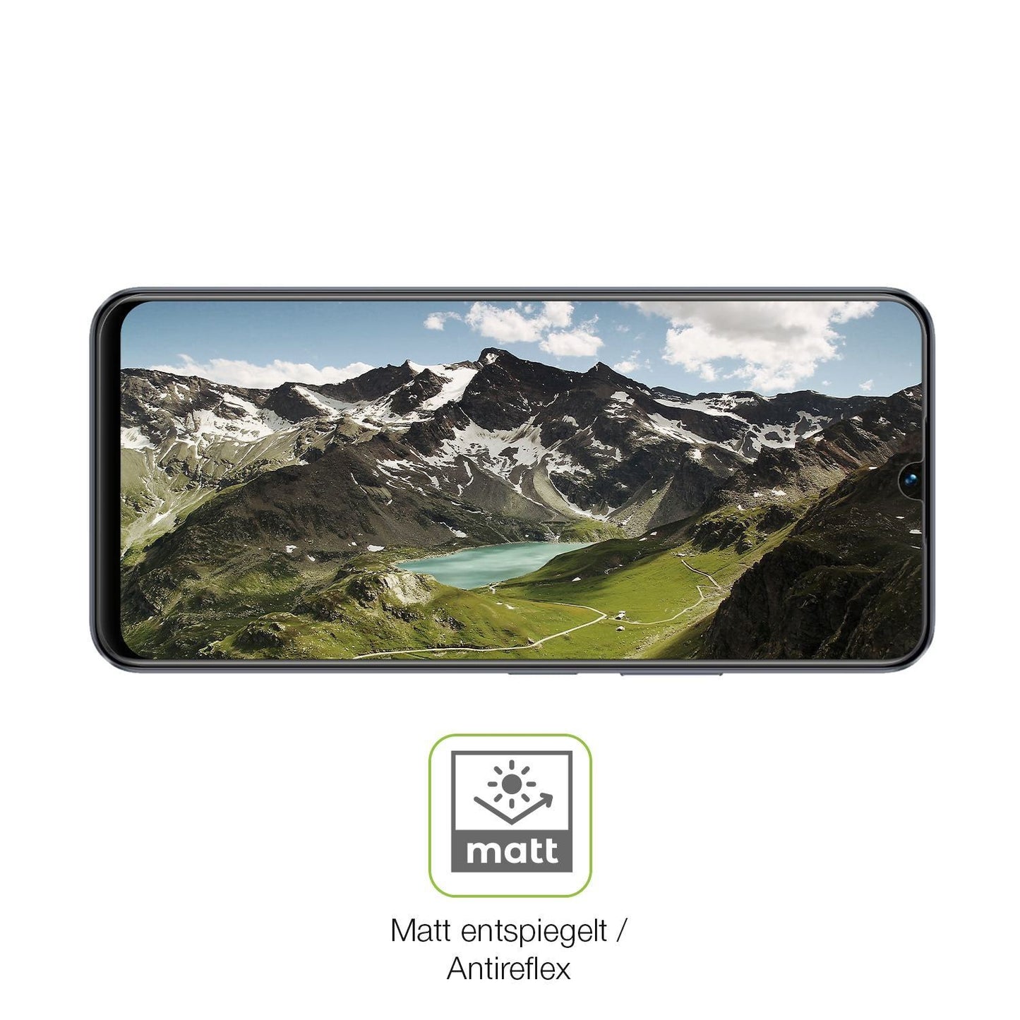 2x Full Cover Schutzfolie matt für Vivo Y56 5G (5)