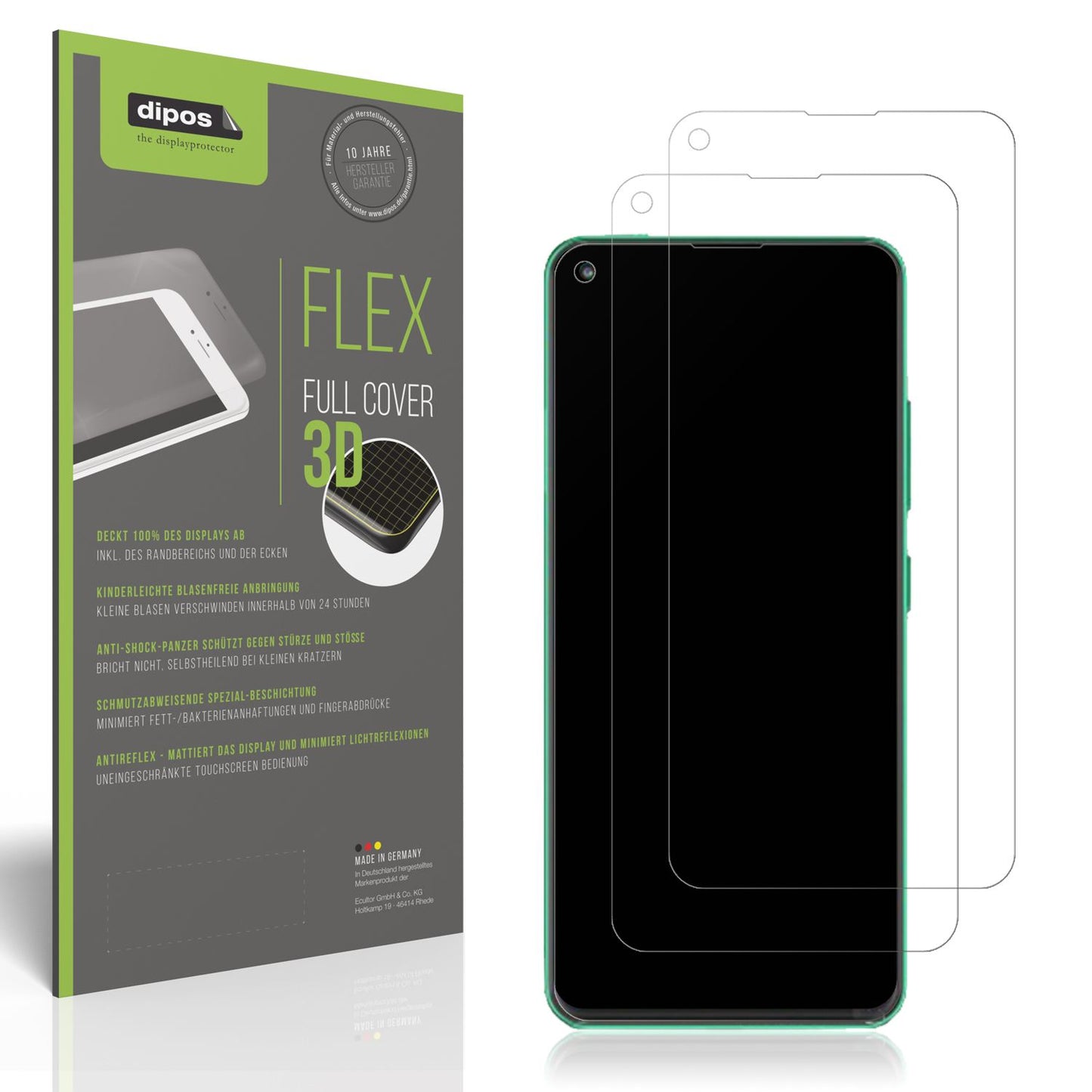 2x Full Cover Schutzfolie matt für Walton Primo RX (1)